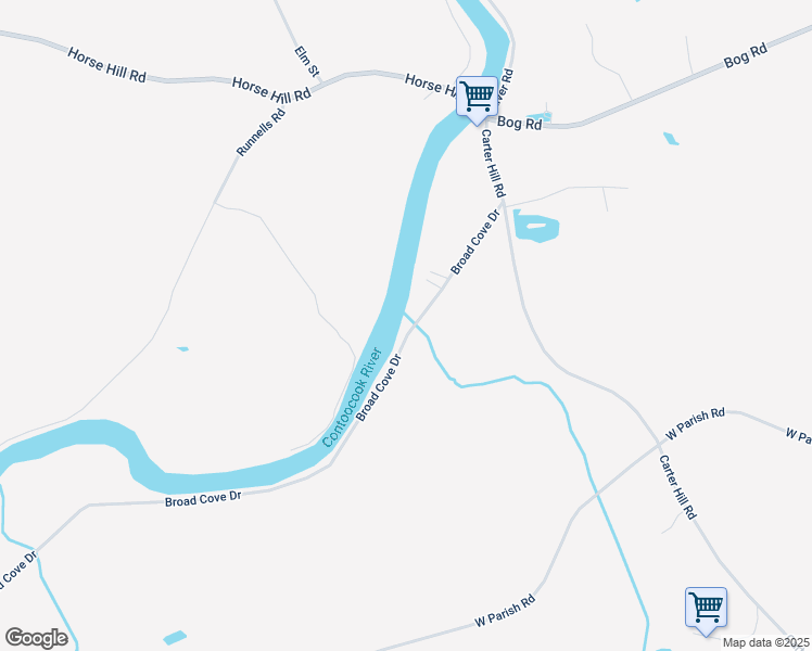 map of restaurants, bars, coffee shops, grocery stores, and more near 84 West Parish Road in Concord