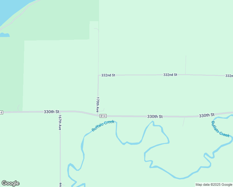 map of restaurants, bars, coffee shops, grocery stores, and more near 3302 170th Avenue in Titonka