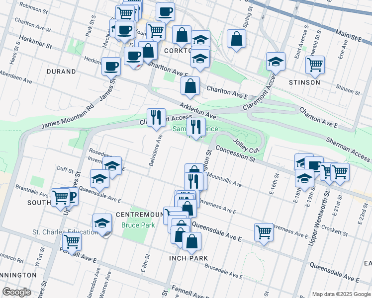 25 Highcliffe Avenue, Hamilton ON Walk Score