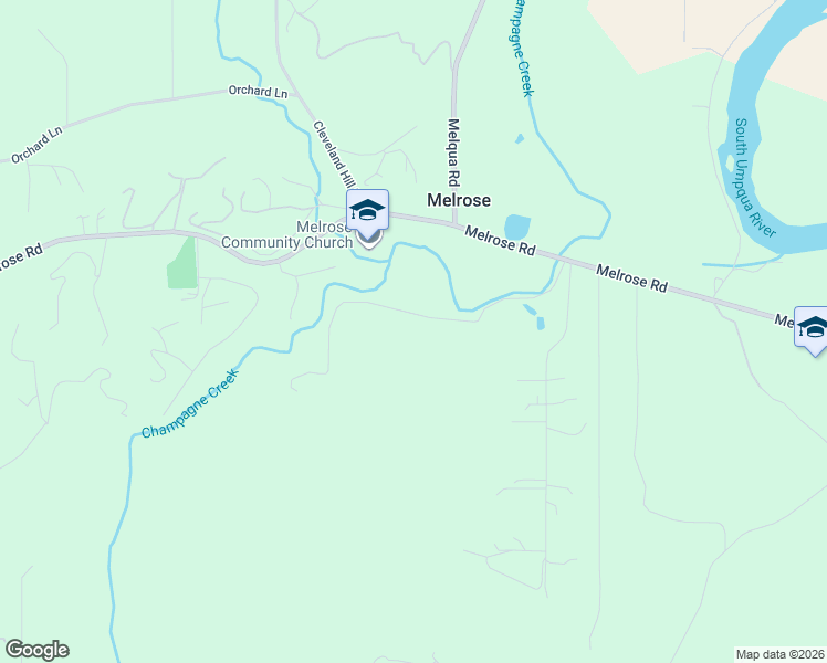 map of restaurants, bars, coffee shops, grocery stores, and more near 479 Heather Lane in Roseburg