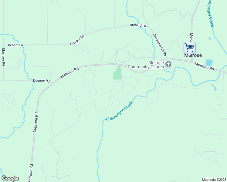 map of restaurants, bars, coffee shops, grocery stores, and more near 137 Chardonnay Way in Roseburg