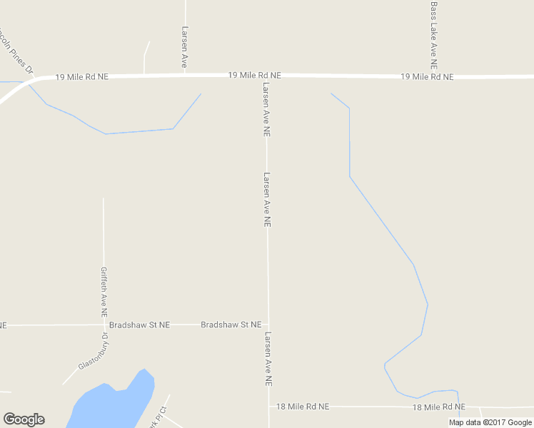 map of restaurants, bars, coffee shops, grocery stores, and more near 15200 Larsen Avenue Northeast in Gowen