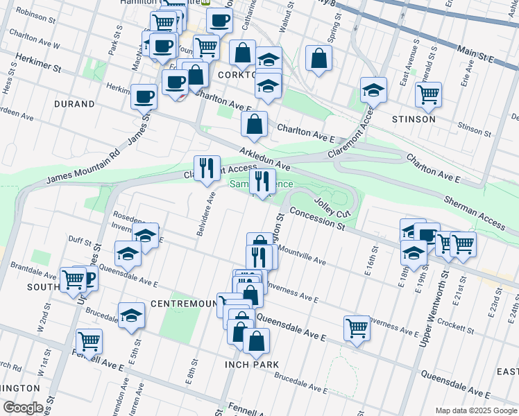 222 Concession Street, Hamilton ON Walk Score