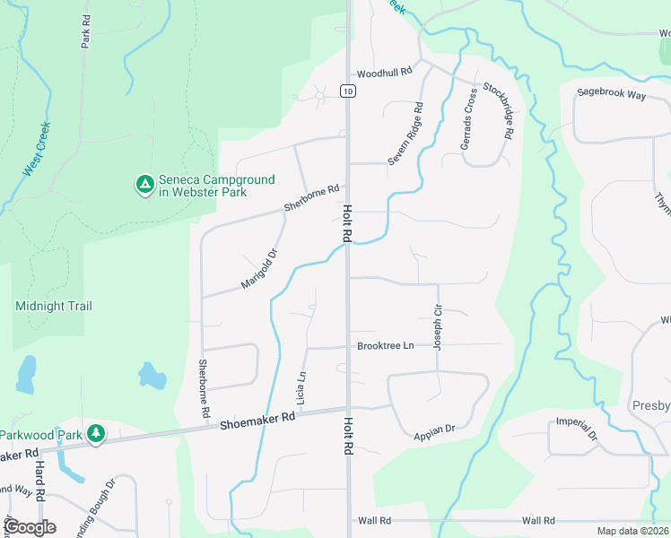 map of restaurants, bars, coffee shops, grocery stores, and more near 500 Licia Lane in Webster