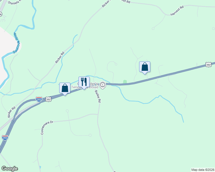map of restaurants, bars, coffee shops, grocery stores, and more near 387 Dover Road in Chichester