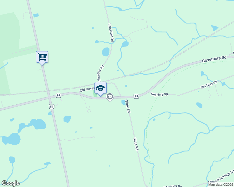 map of restaurants, bars, coffee shops, grocery stores, and more near 1853 Governors Road in Hamilton