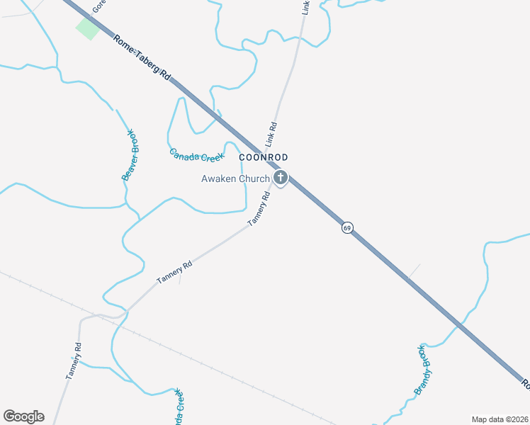 map of restaurants, bars, coffee shops, grocery stores, and more near 7856-7894 Tannery Road in Rome