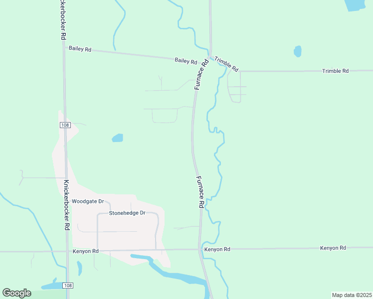 map of restaurants, bars, coffee shops, grocery stores, and more near 6846 Furnace Road in Ontario