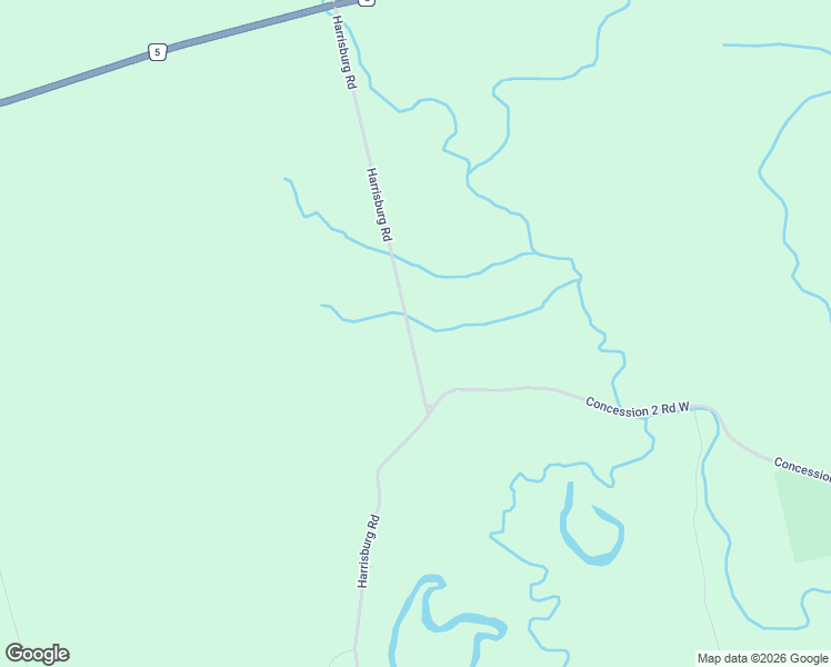 map of restaurants, bars, coffee shops, grocery stores, and more near 415 Harrisburg Road in Hamilton