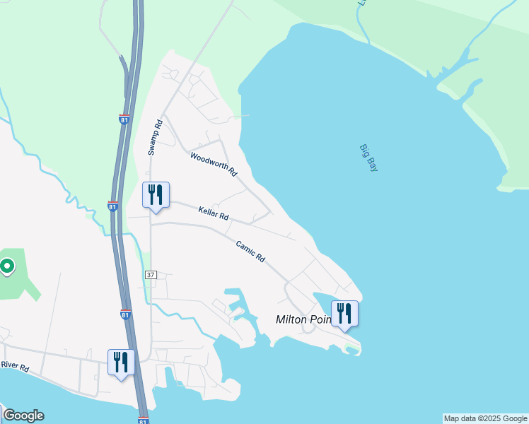 map of restaurants, bars, coffee shops, grocery stores, and more near 3 Woodworth Road in Central Square