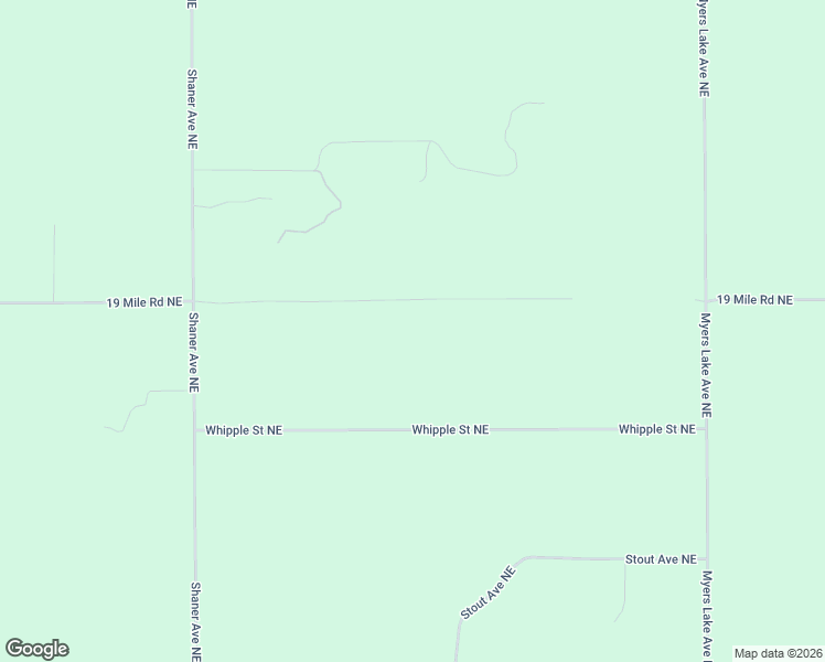 map of restaurants, bars, coffee shops, grocery stores, and more near 6790 19 Mile Road Northeast in Cedar Springs