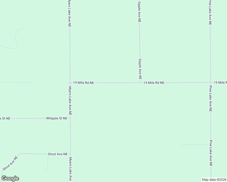 map of restaurants, bars, coffee shops, grocery stores, and more near 7400 19 Mile Road in Sand Lake