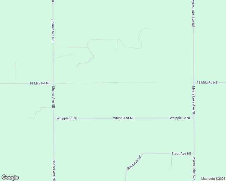 map of restaurants, bars, coffee shops, grocery stores, and more near 6790 19 Mile Road Northeast in Cedar Springs