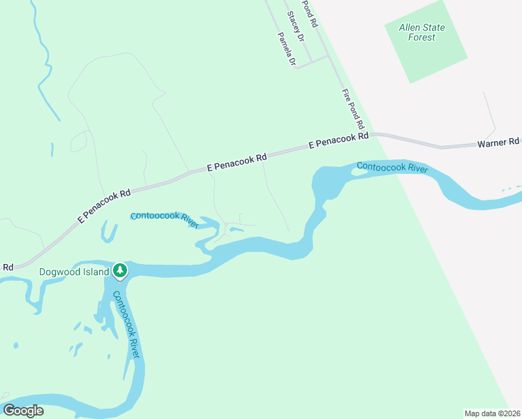 map of restaurants, bars, coffee shops, grocery stores, and more near 734 East Penacook Road in Hopkinton