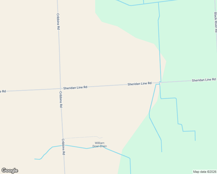 map of restaurants, bars, coffee shops, grocery stores, and more near 4170 Sheridan Line Road in Croswell