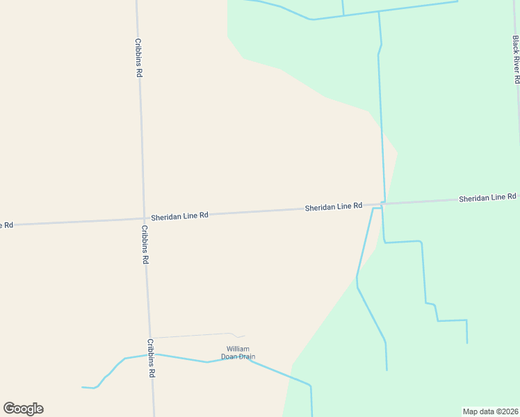 map of restaurants, bars, coffee shops, grocery stores, and more near 4170 Sheridan Line Road in Croswell