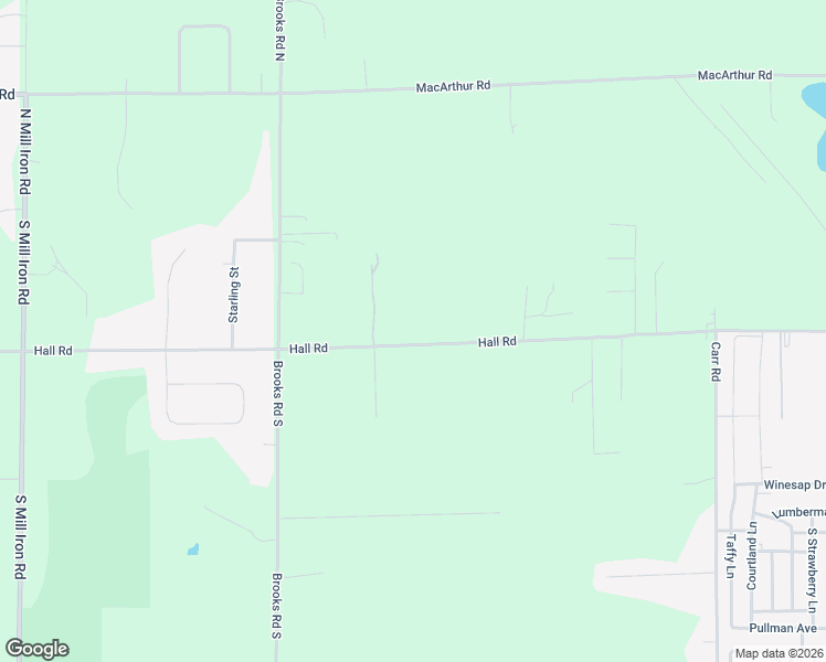 map of restaurants, bars, coffee shops, grocery stores, and more near 4228 Hall Road in Muskegon