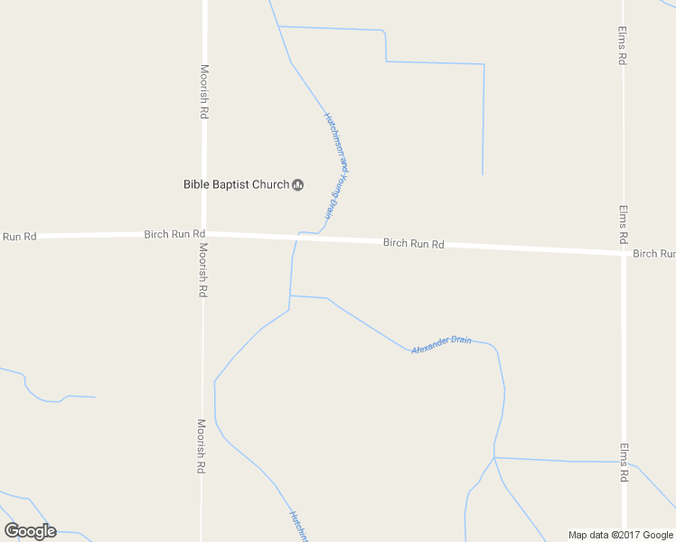 map of restaurants, bars, coffee shops, grocery stores, and more near 6320 Birch Run Road in Birch Run