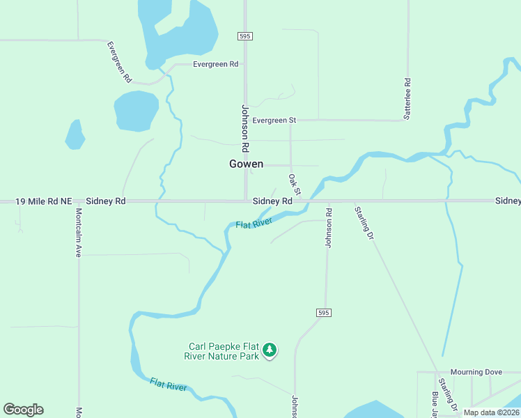 map of restaurants, bars, coffee shops, grocery stores, and more near 2971 Johnson Road in Gowen