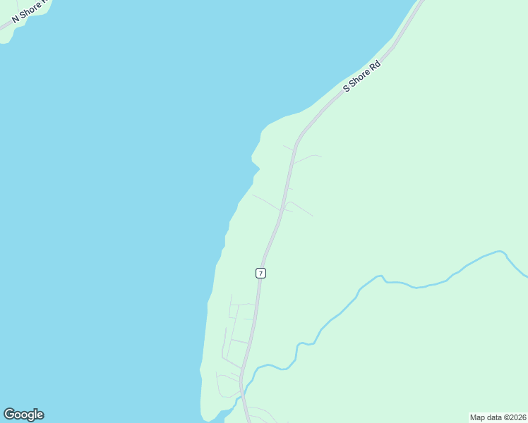 map of restaurants, bars, coffee shops, grocery stores, and more near 1538 South Shore Road in Hadley