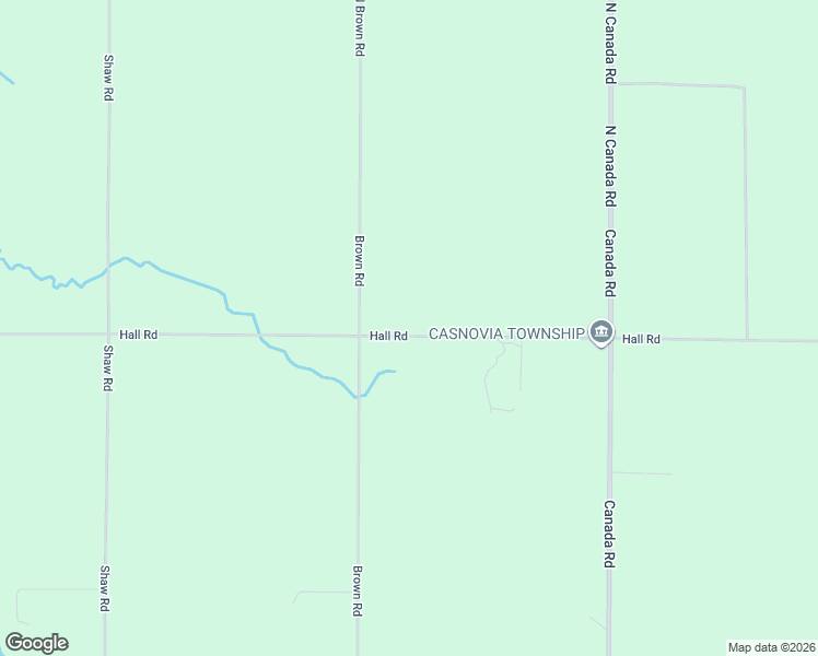 map of restaurants, bars, coffee shops, grocery stores, and more near 15753 Hall Road in Casnovia