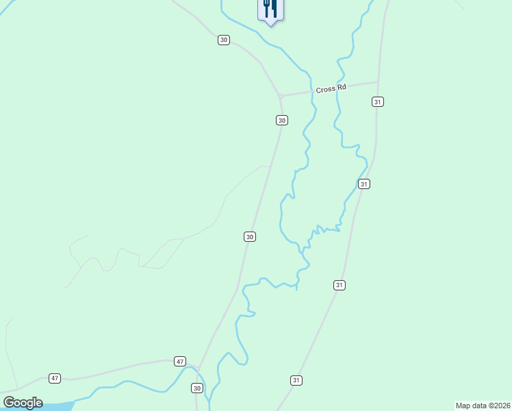 map of restaurants, bars, coffee shops, grocery stores, and more near 3495 County Route 30 in Salem