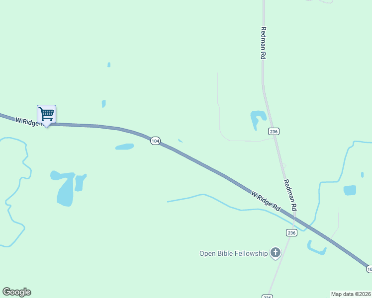 map of restaurants, bars, coffee shops, grocery stores, and more near 9478 West Ridge Road in Brockport