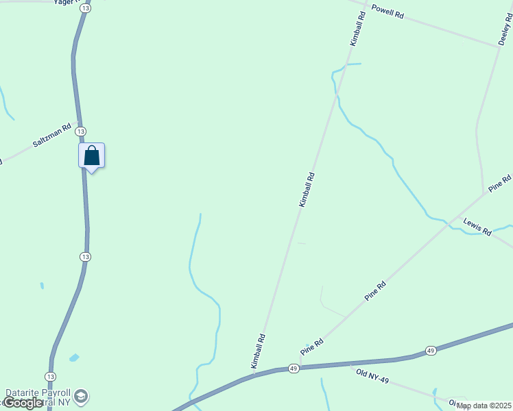 map of restaurants, bars, coffee shops, grocery stores, and more near 8053 Kimball Road in Blossvale