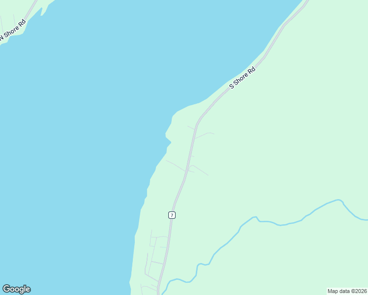 map of restaurants, bars, coffee shops, grocery stores, and more near 1569 South Shore Road in Hadley