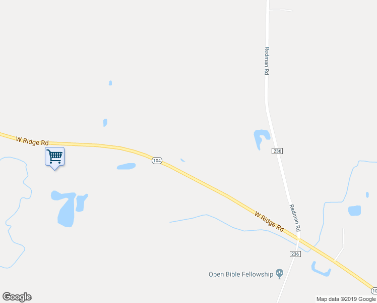 map of restaurants, bars, coffee shops, grocery stores, and more near 9478 West Ridge Road in Brockport