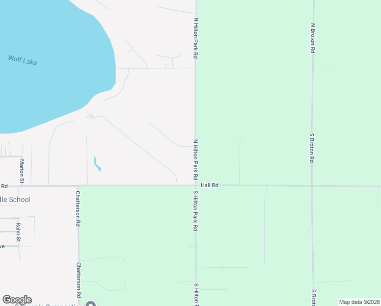 map of restaurants, bars, coffee shops, grocery stores, and more near 143 South Hilton Park Road in Muskegon