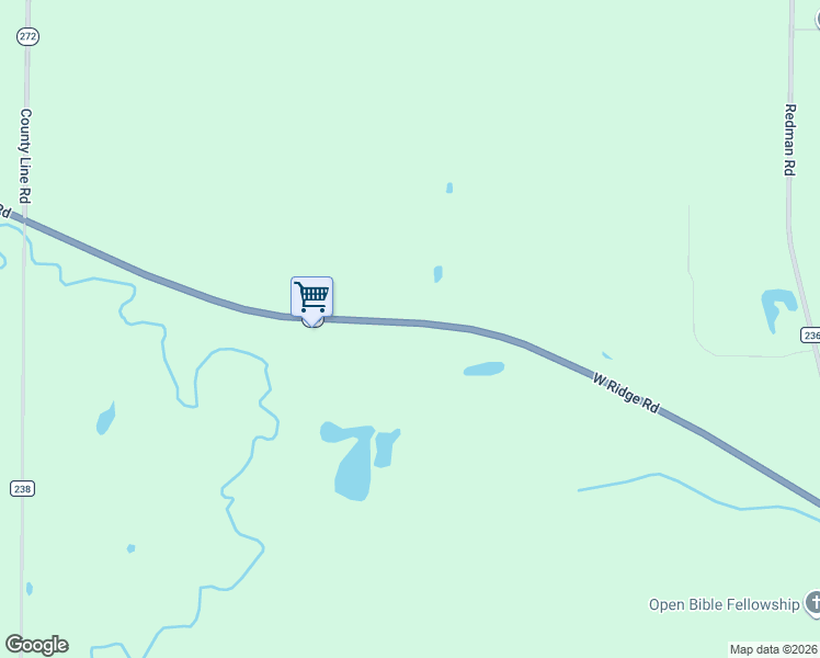 map of restaurants, bars, coffee shops, grocery stores, and more near 9661 West Ridge Road in Brockport