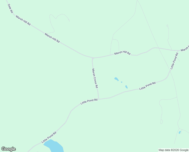 map of restaurants, bars, coffee shops, grocery stores, and more near 109 Marsh Cross Road in Andover