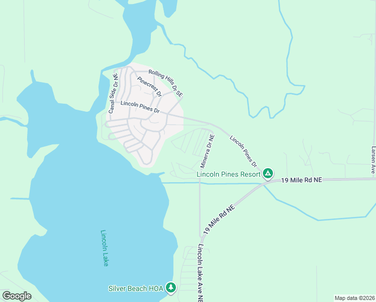 map of restaurants, bars, coffee shops, grocery stores, and more near 15750 Grey Goose Drive in Gowen