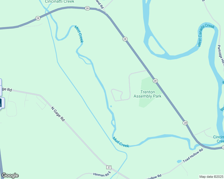 map of restaurants, bars, coffee shops, grocery stores, and more near Trenton Assembly Park in Barneveld