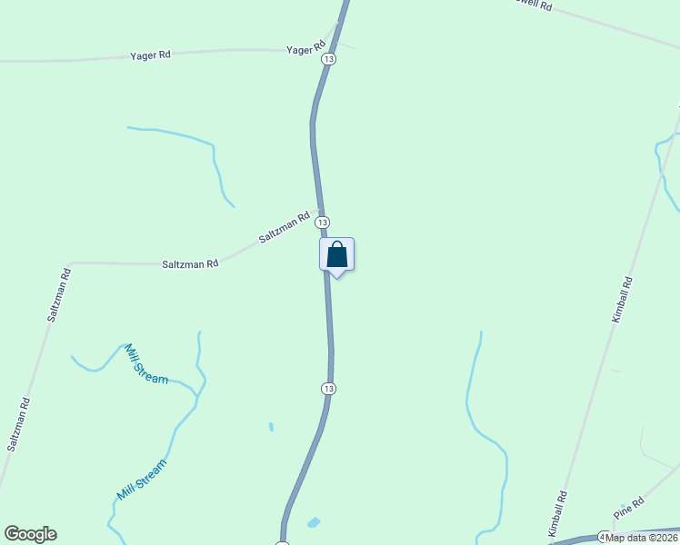 map of restaurants, bars, coffee shops, grocery stores, and more near 7867-8087 State Highway 13 in Blossvale