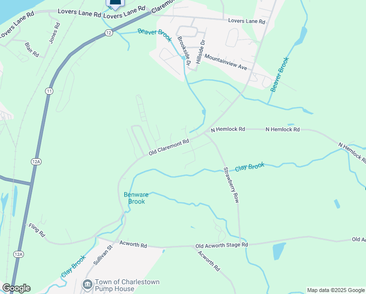 map of restaurants, bars, coffee shops, grocery stores, and more near 1169 Old Claremont Road in Charlestown
