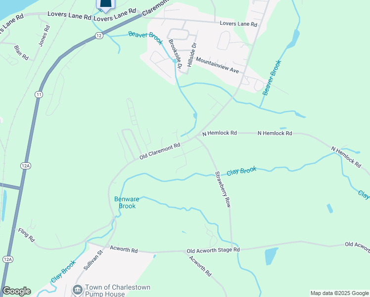 map of restaurants, bars, coffee shops, grocery stores, and more near 1169 Old Claremont Road in Charlestown
