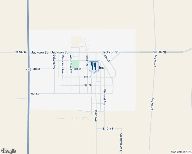 map of restaurants, bars, coffee shops, grocery stores, and more near 401 Main Avenue in Geddes