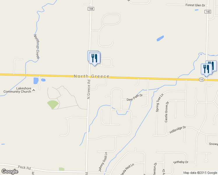 map of restaurants, bars, coffee shops, grocery stores, and more near 246 White Rabbit Trail in Rochester