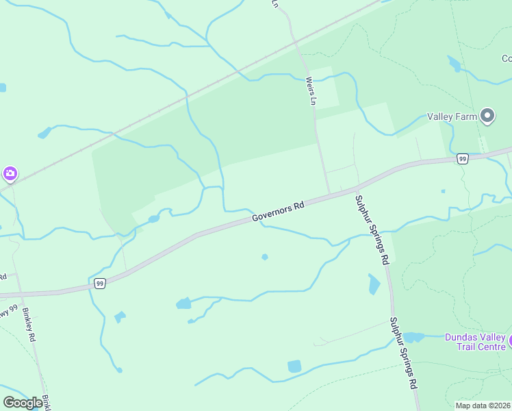 map of restaurants, bars, coffee shops, grocery stores, and more near 1095 Governors Road in Hamilton