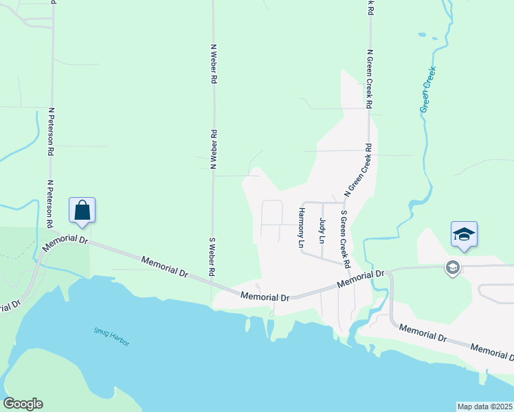 map of restaurants, bars, coffee shops, grocery stores, and more near 65 Nancy Lane in Muskegon