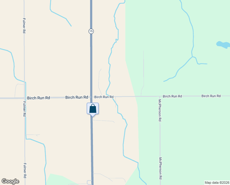 map of restaurants, bars, coffee shops, grocery stores, and more near 4576 Birch Run Road in Millington