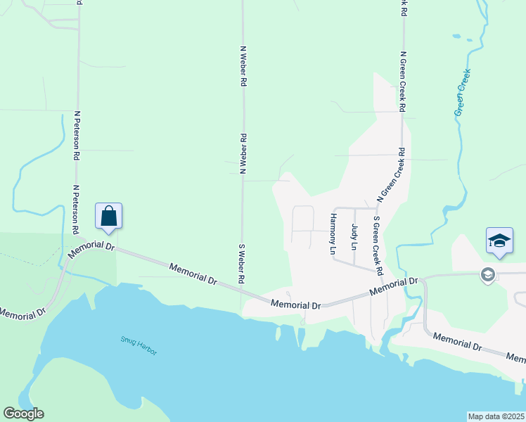 map of restaurants, bars, coffee shops, grocery stores, and more near 65 Nancy Lane in Muskegon