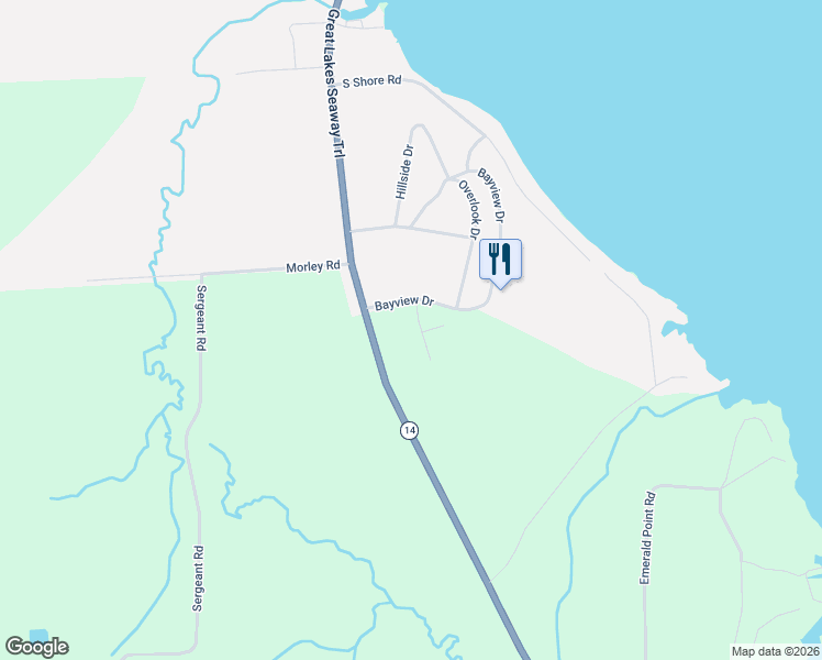 map of restaurants, bars, coffee shops, grocery stores, and more near 7631 Fairway Drive in Wayne