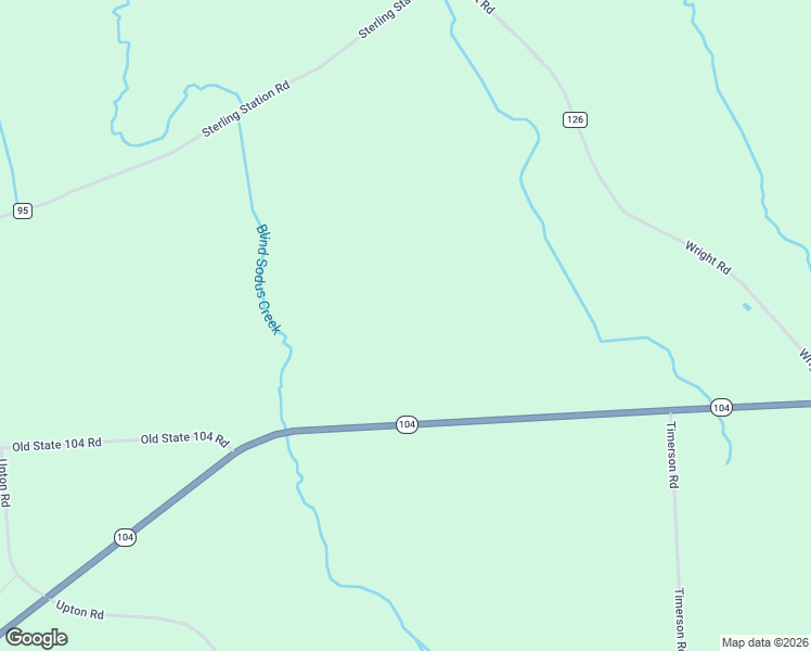 map of restaurants, bars, coffee shops, grocery stores, and more near 14499 New York 104 in Red Creek