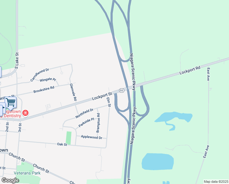 map of restaurants, bars, coffee shops, grocery stores, and more near 894 Lockport Street in Youngstown