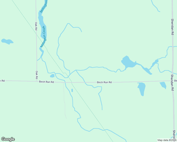 map of restaurants, bars, coffee shops, grocery stores, and more near 3600-3906 Birch Run Road in Millington
