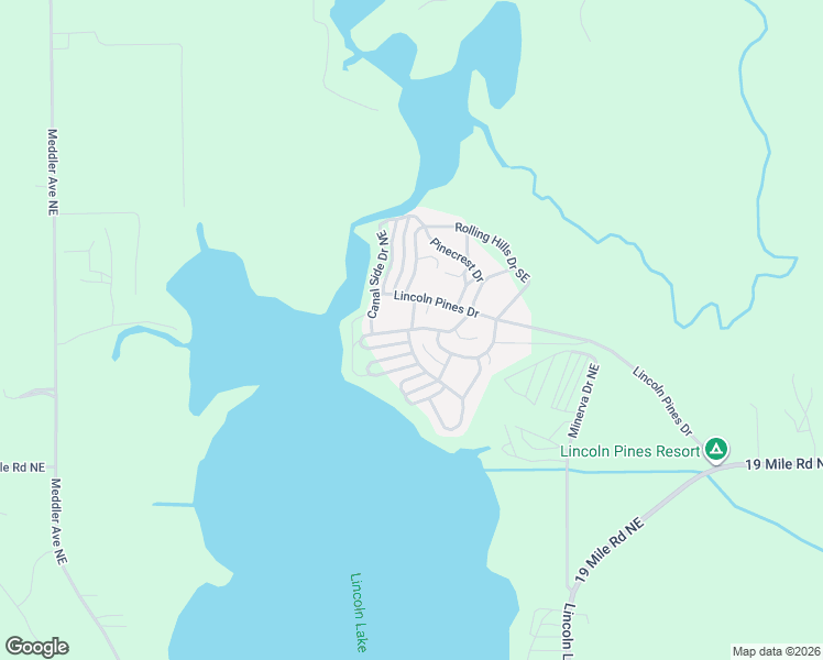 map of restaurants, bars, coffee shops, grocery stores, and more near Lakeview Drive in Kent County