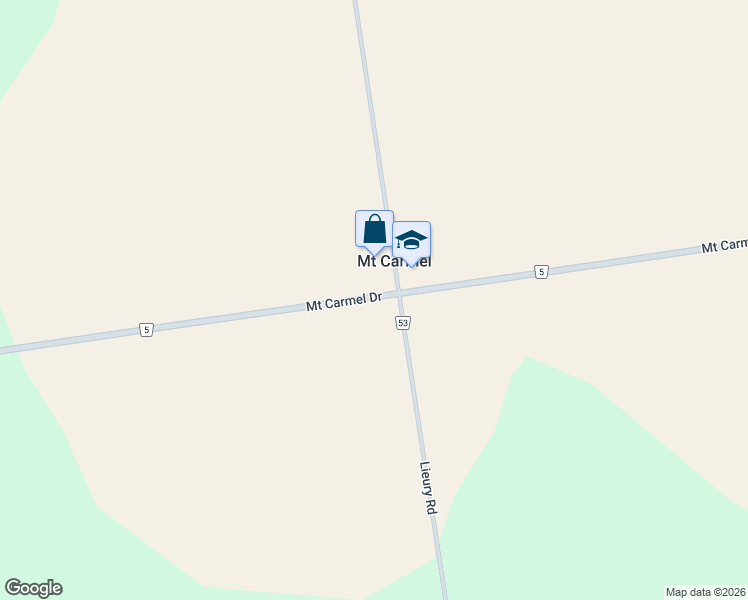 map of restaurants, bars, coffee shops, grocery stores, and more near 3185 County Road 5 in Parkhill